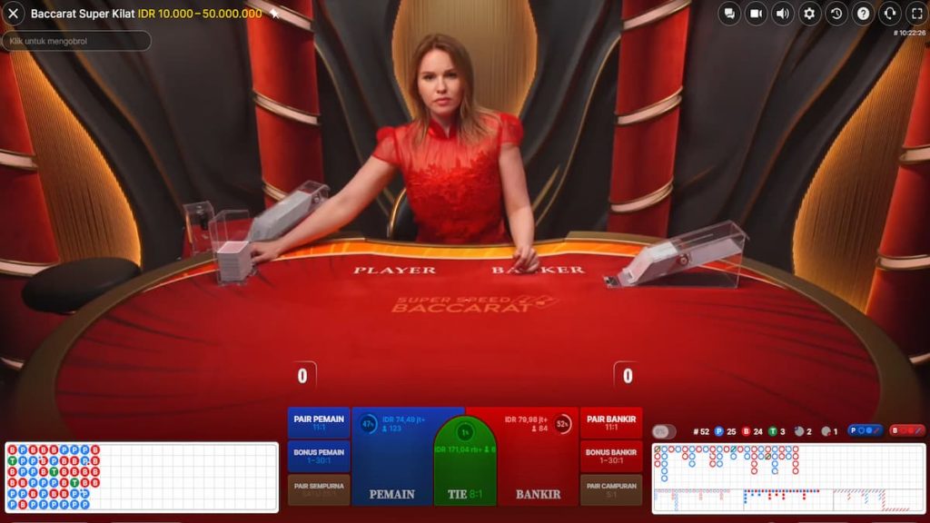 Super Kilat Baccarat Live