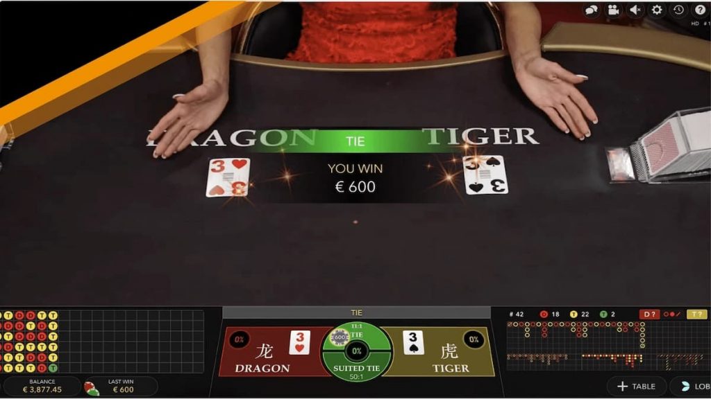Dragon Tiger live dealer