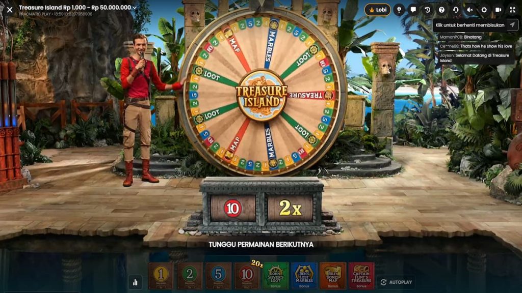 Treasure Island Live Dealer